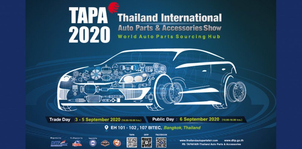 cover-TAPA 2020 – Thailand Auto Parts & Accessories 2020 @BITEC, 3 – 6 ธันวาคม 2563